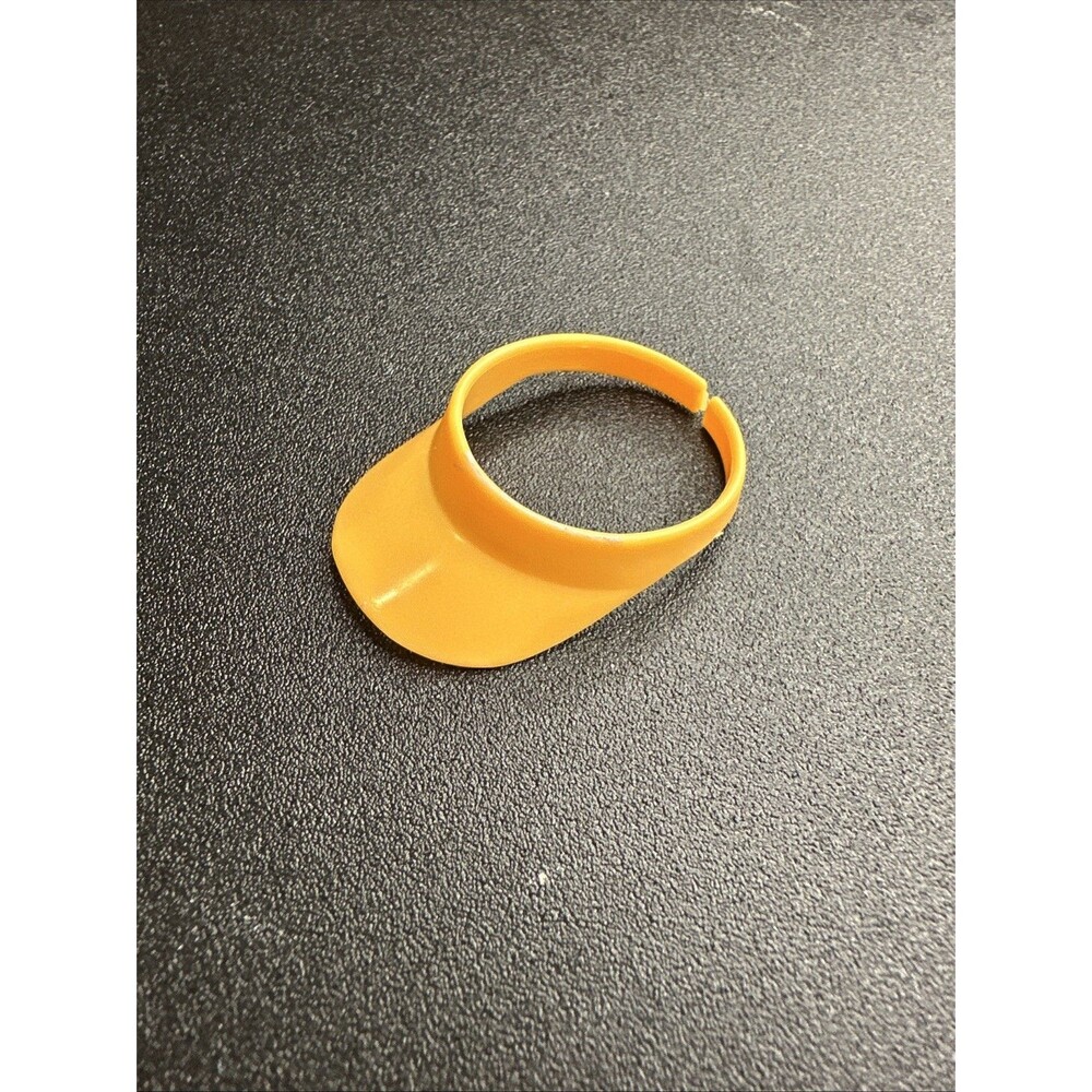 Barbie & Friends Sun Visor Hat Light Orange‎ Color 1987 Mattel 2358